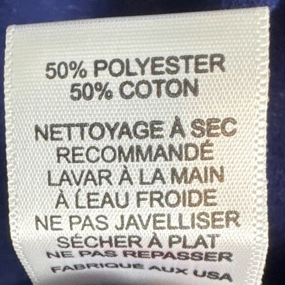 Revolve Michael Lauren Sullivan Hoodie Blue White Sleeve Stripes Size M NWT - Picture 10 of 10